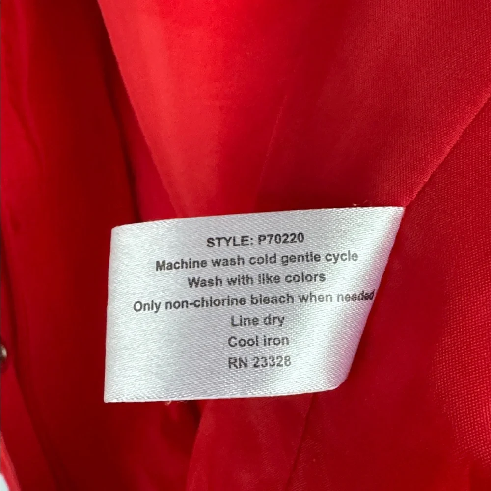 Pendleton Red Utility Anorak Spring Jacket Size Large